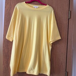 Yellow Oversized T-Shirt- Small- NWOT